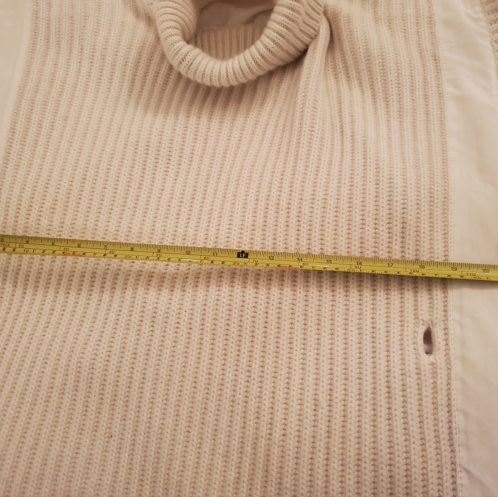 Luscious Chunky 100% Cashmere Club Monaco Turtleneck - Picture 10 of 11